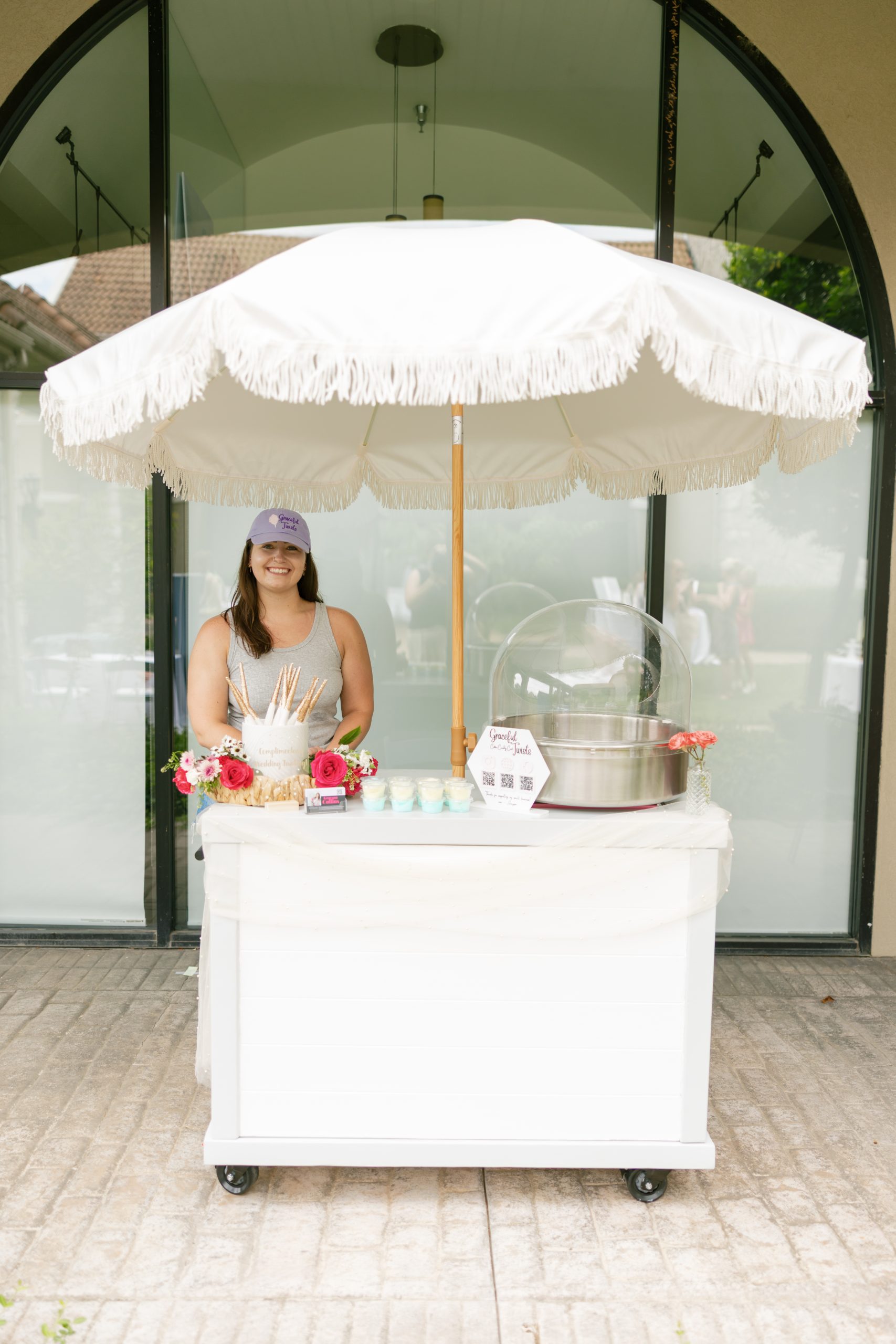 Graceful Twists Cotton Candy Cart - Grayson