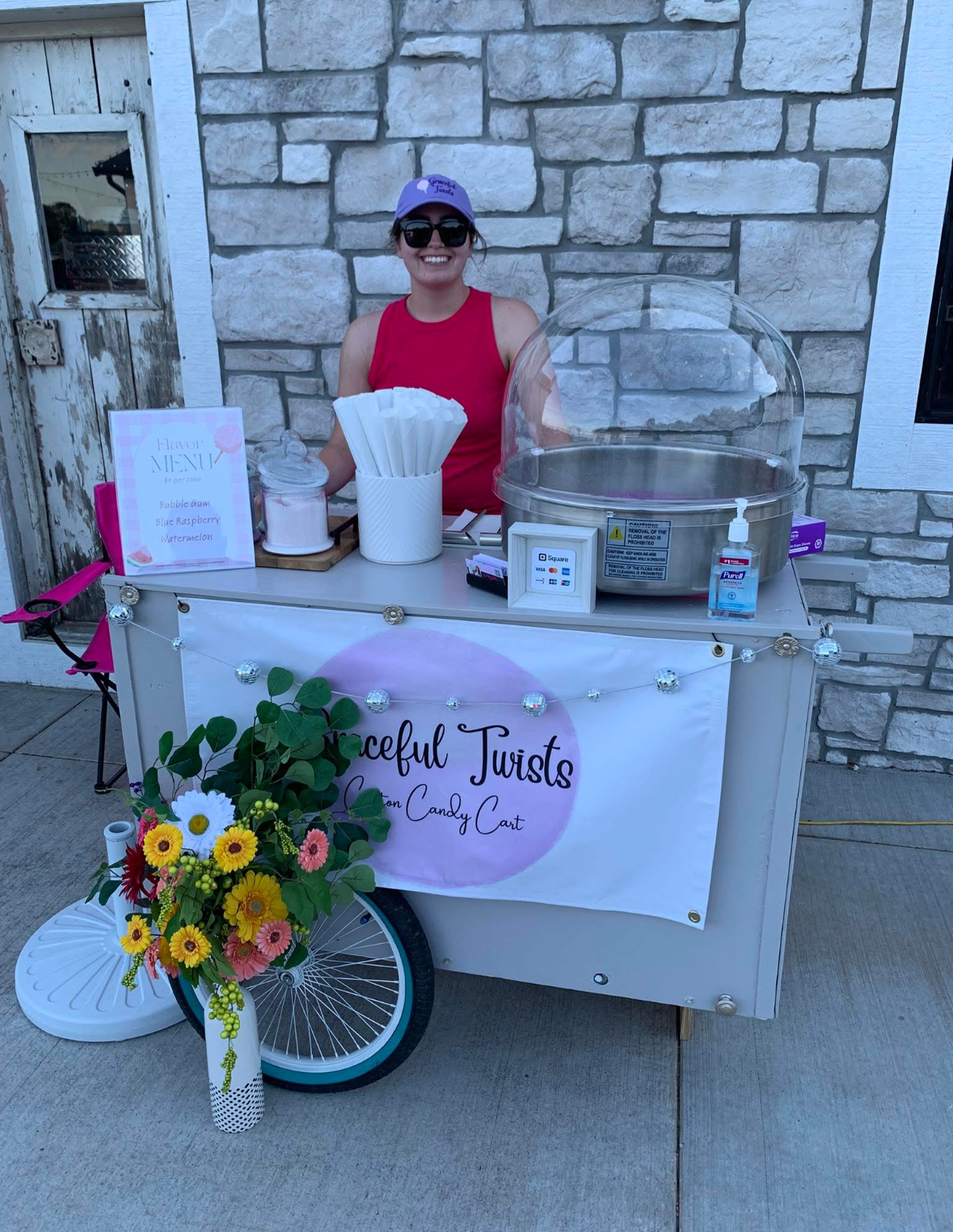 Graceful Twists - Original Cotton Candy Cart