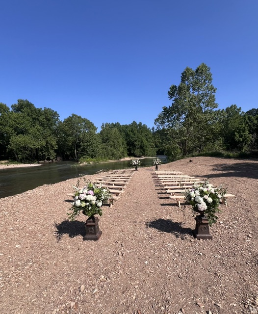 Maggie & John Wedding Ceremony Site By the River